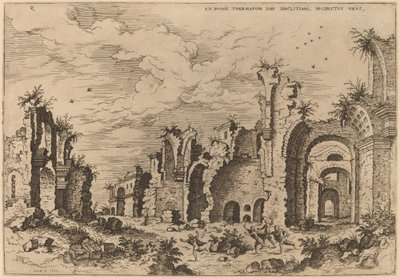 The Baths of Diocletian by Hieronymus Cock