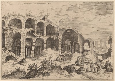 Third View of the Colosseum by Hieronymus Cock