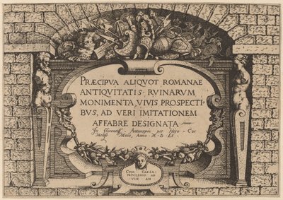Title Page by Hieronymus Cock