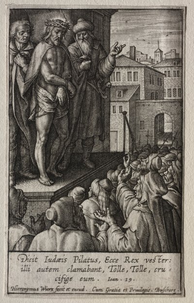 The Passion: Ecce Homo by Hieronymus Wierix
