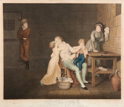 The Painful Farewell by Hilaire (1769 1840) (after) Ledru
