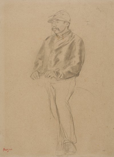 Jockey by Hilaire Germain Edgar Degas
