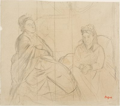 Madame Lisle and Madame Loubens by Hilaire Germain Edgar Degas