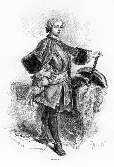 Louis XV, King of France by Hildibrand
