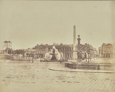 Place de la Concorde by Hippolyte Bayard