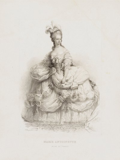 Marie Antoinette by Hippolyte Louis Emile Pauquet