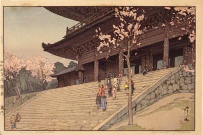 Chionin Temple Gate by Hiroshi Yoshida