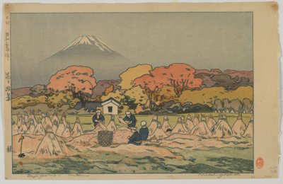 Fujiyama - Autumn, Showa era by Hiroshi Yoshida