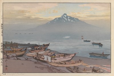Peaceful Rishiri by Hiroshi Yoshida
