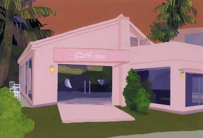Cafe in Cambodia by Hiroyuki Izutsu