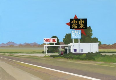 Chinese Restaurant Along National Highway by Hiroyuki Izutsu