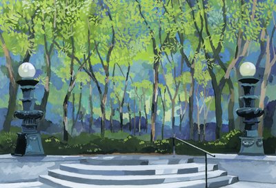 Entrance of Park by Hiroyuki Izutsu