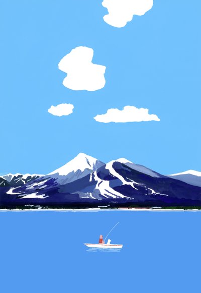 Mountains and Lakes by Hiroyuki Izutsu