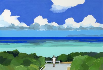 The Sea of Okinawa, 2016 by Hiroyuki Izutsu