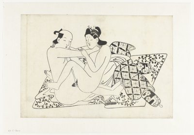 Erotic Scene by Hishikawa Moroshige (attributed to)