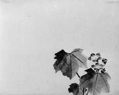Bellflower by Hokusai School.