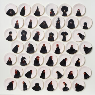 42 Black Chickens, 2014 by Holly Frean