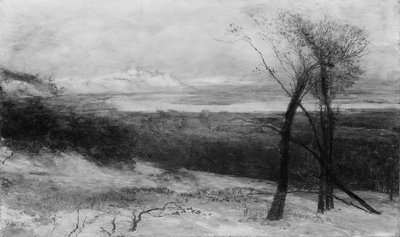 Behind Dunes, Lake Ontario, 1883-87 by Homer Dodge Martin