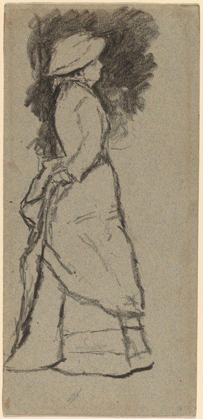 Standing Woman in Profile by Homer Dodge Martin