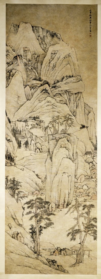 Monumental Landscape by Hongren Hongren