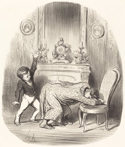 In the Manner of Henri IV by Honoré Daumier