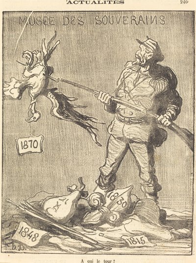 Whose Turn Is It? by Honoré Daumier