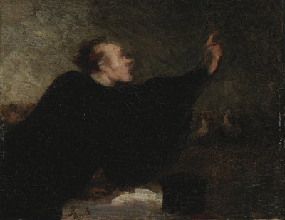 A trial lawyer by Honoré Daumier