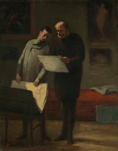 Advice to a Young Artist by Honoré Daumier