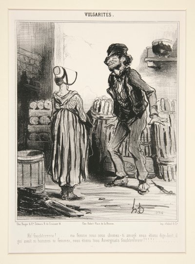 Ah! Fouchtrrrrra! by Honoré Daumier