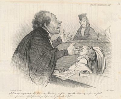 By the Way, Master Barbotteau... by Honoré Daumier