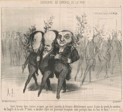 Having Finished Their Work by Honoré Daumier