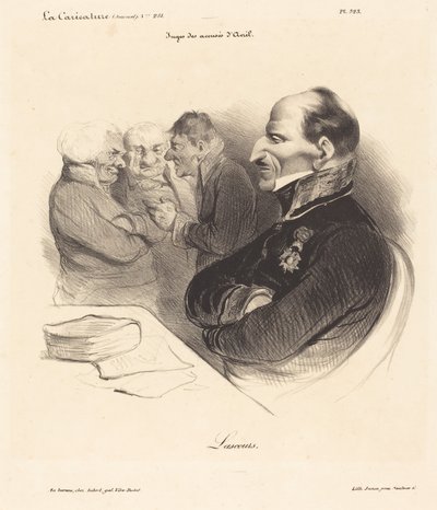 Baron de Lascours by Honoré Daumier