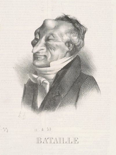 Bataille (Alex. Simon Pataille) by Honoré Daumier