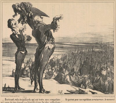 Bertrand, here are some fellows ... by Honoré Daumier