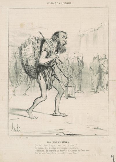 Witty Remark of the Time by Honoré Daumier