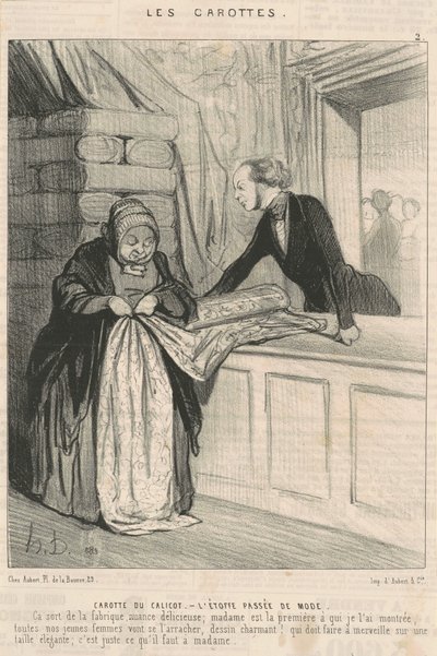 Calico Carrot by Honoré Daumier