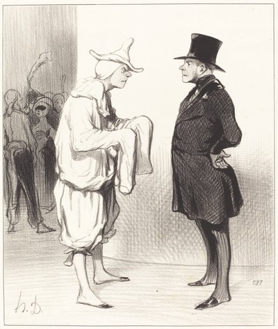 Carrot of the acrobat by Honoré Daumier