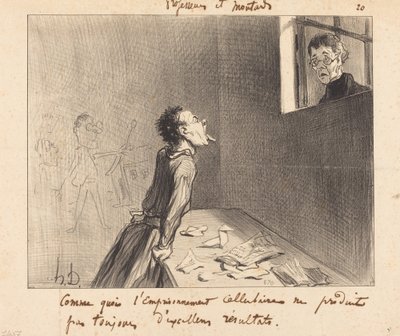 How Cellular Imprisonment... by Honoré Daumier