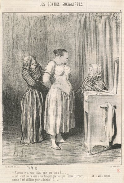 How beautiful you make, my dear? ... by Honoré Daumier