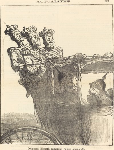 How Bismarck Understands German Unity by Honoré Daumier