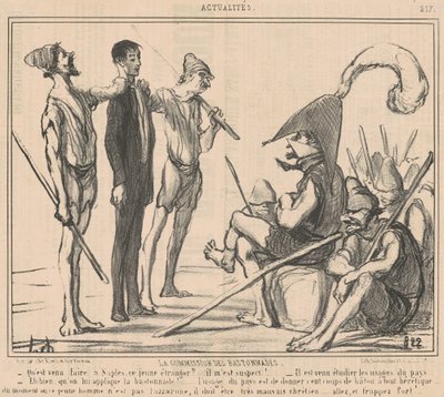 Commission of the Beatings by Honoré Daumier