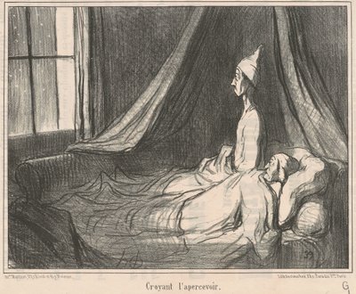 Believing to see it ... by Honoré Daumier