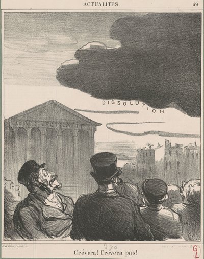 Will Break! Will Not Break! by Honoré Daumier