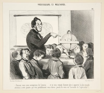 Tomorrow We Will Deal with Saturn by Honoré Daumier