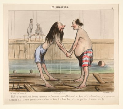Ah hello! Nice to meet you by Honoré Daumier