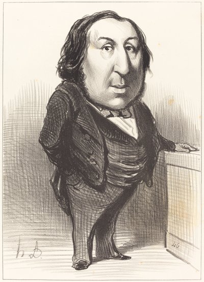 Emmanuel Arago by Honoré Daumier