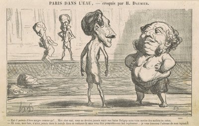 Is It Permitted to Be This Thin! by Honoré Daumier