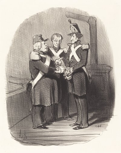 Explain to Me, Mr. Badoulard... by Honoré Daumier