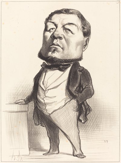F.J. Ducoux by Honoré Daumier