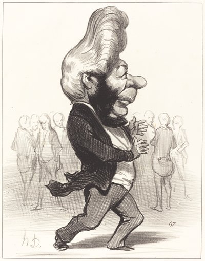 Ferdinand Favre by Honoré Daumier